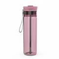A high-resolution hero shot of the Contigo 28 oz Pink Diamond Dual Sip bottle on a pure white background.