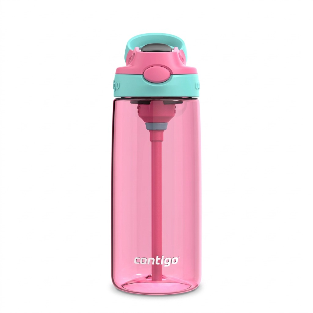 A detailed high-resolution product shot of the Contigo 20 oz Autospout bottle on a clean white background.