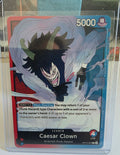 Caesar Clown OP10-002 Leader - Royal Blood - One Piece Card Game - Near Mint