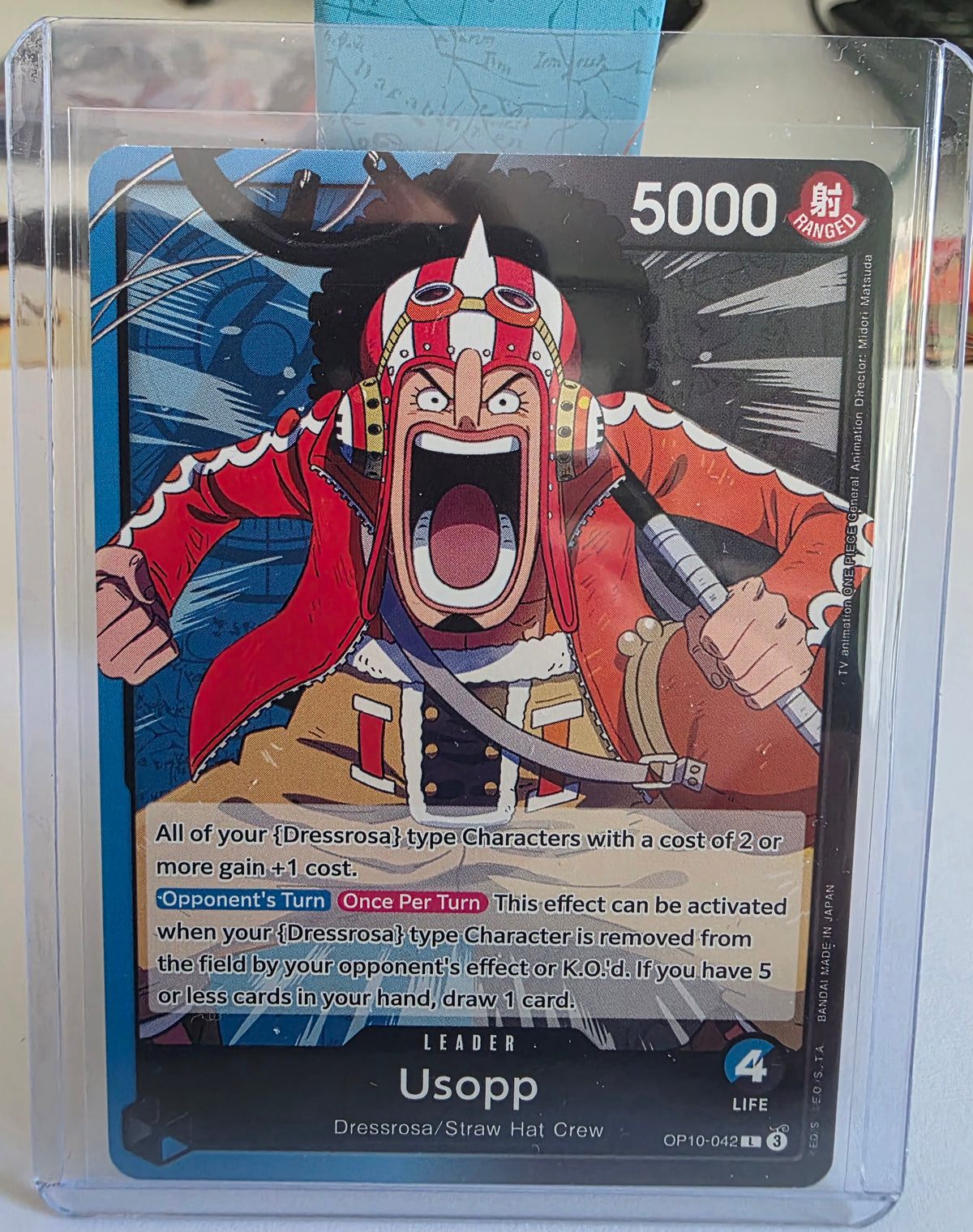Usopp OP10-042 Leader - Royal Blood - One Piece Card Game - Near Mint