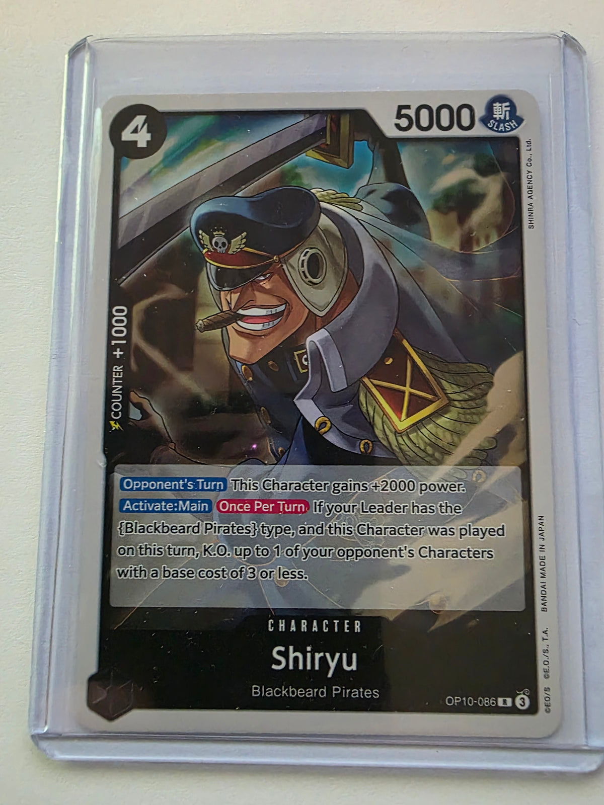 Shiryu OP10-086 R – Royal Blood – One Piece Card Game