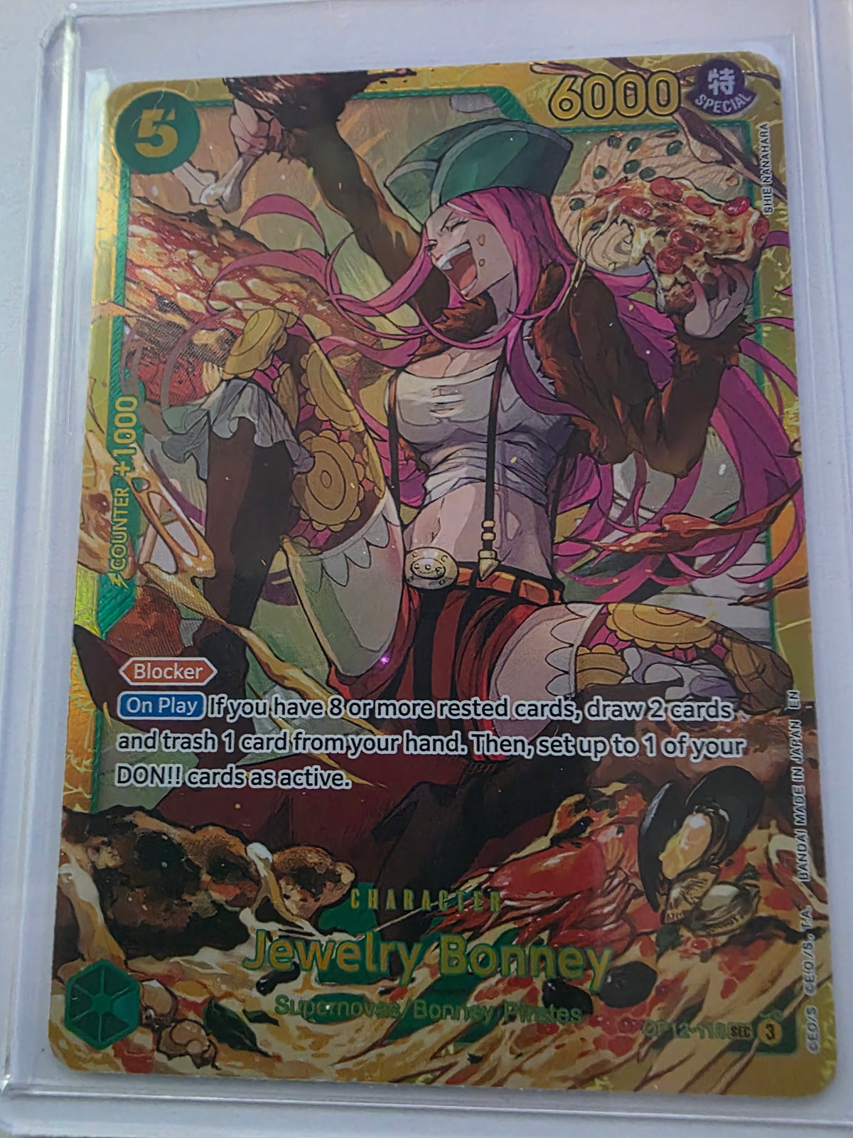 Jewelry Bonney OP12-118 Alternate Art SEC Foil – Legacy of the Master
