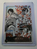 Luffy & Ace ST30-001 Parallel Leader – Starter Deck EX – One Piece Card Game
