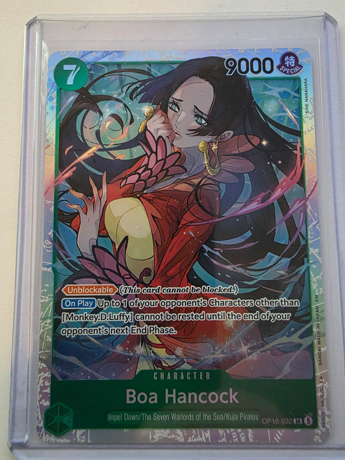 Boa Hancock OP16-032 Alternate Art SR – The Time of Battle – One Piece Card Game