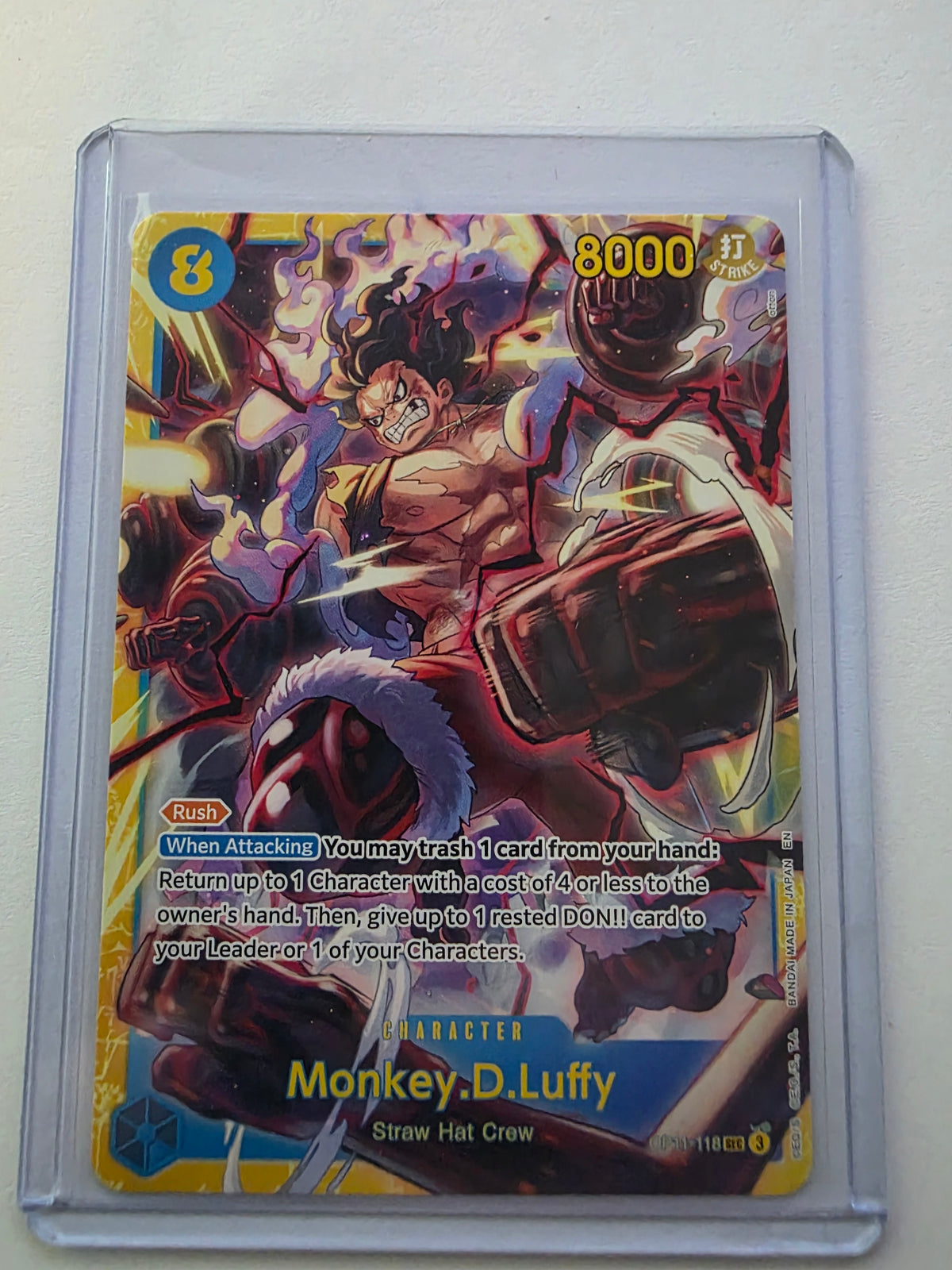 Monkey.D.Luffy OP11-118 SEC – A Fist of Divine Speed – One Piece Card Game