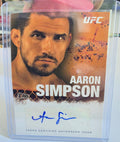 Aaron Simpson - 2010 Topps UFC Certified Autograph #FA-ASI