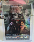 UFC 104: Machida vs Shogun - Topps Fight Poster Review Hologram Card