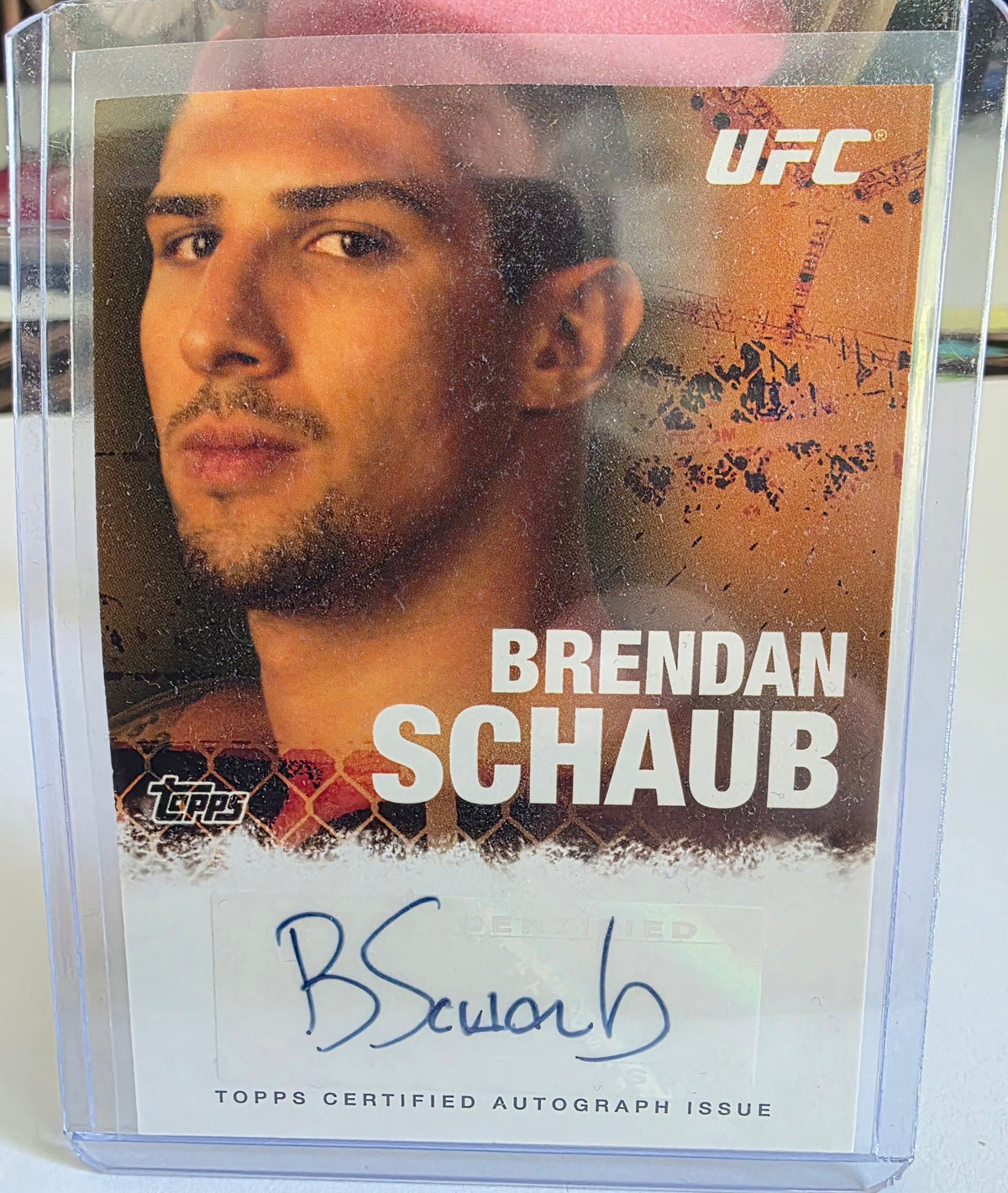Brendan Schaub - 2010 Topps UFC Fighter Autographs #FA-BSC