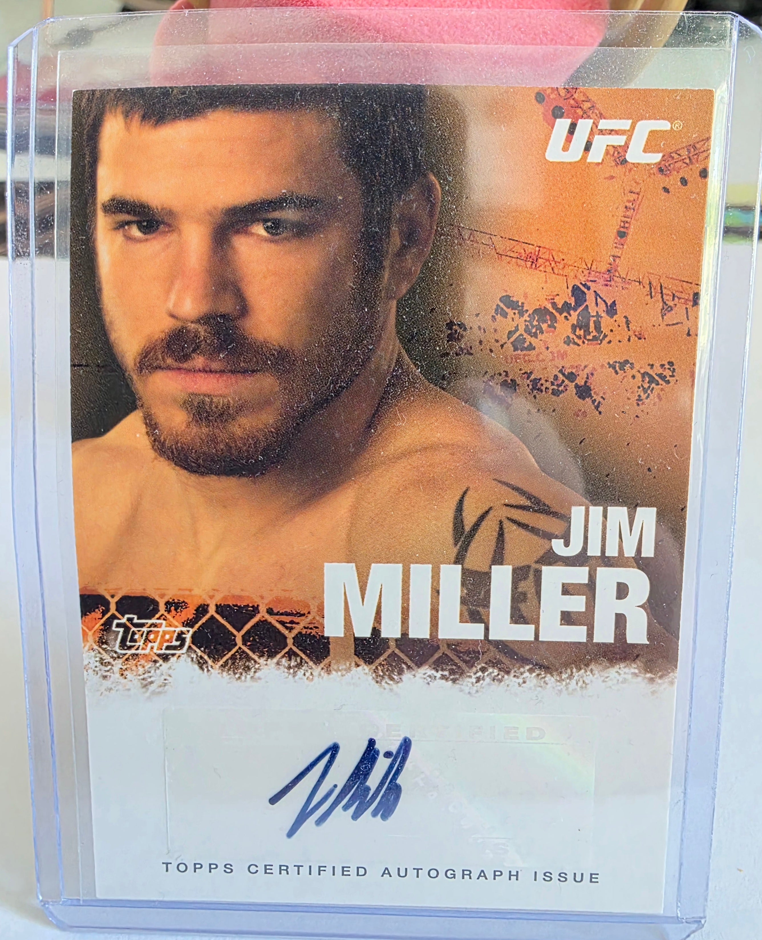 Jim Miller - 2010 Topps UFC Main Event Autograph #71