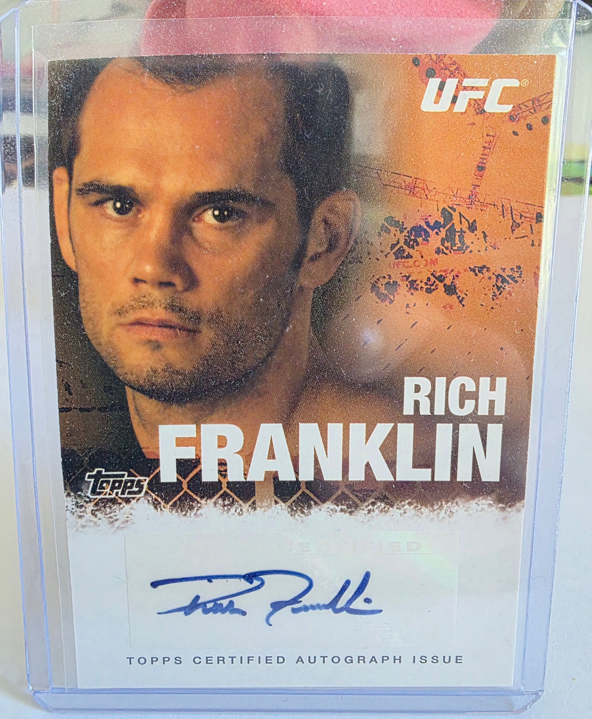 Rich Franklin - 2009 Topps UFC Round 2 Fighter Autographs #FA-RF