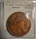 1969 Apollo 11 Moon Mission Commemorative Bronze Medal