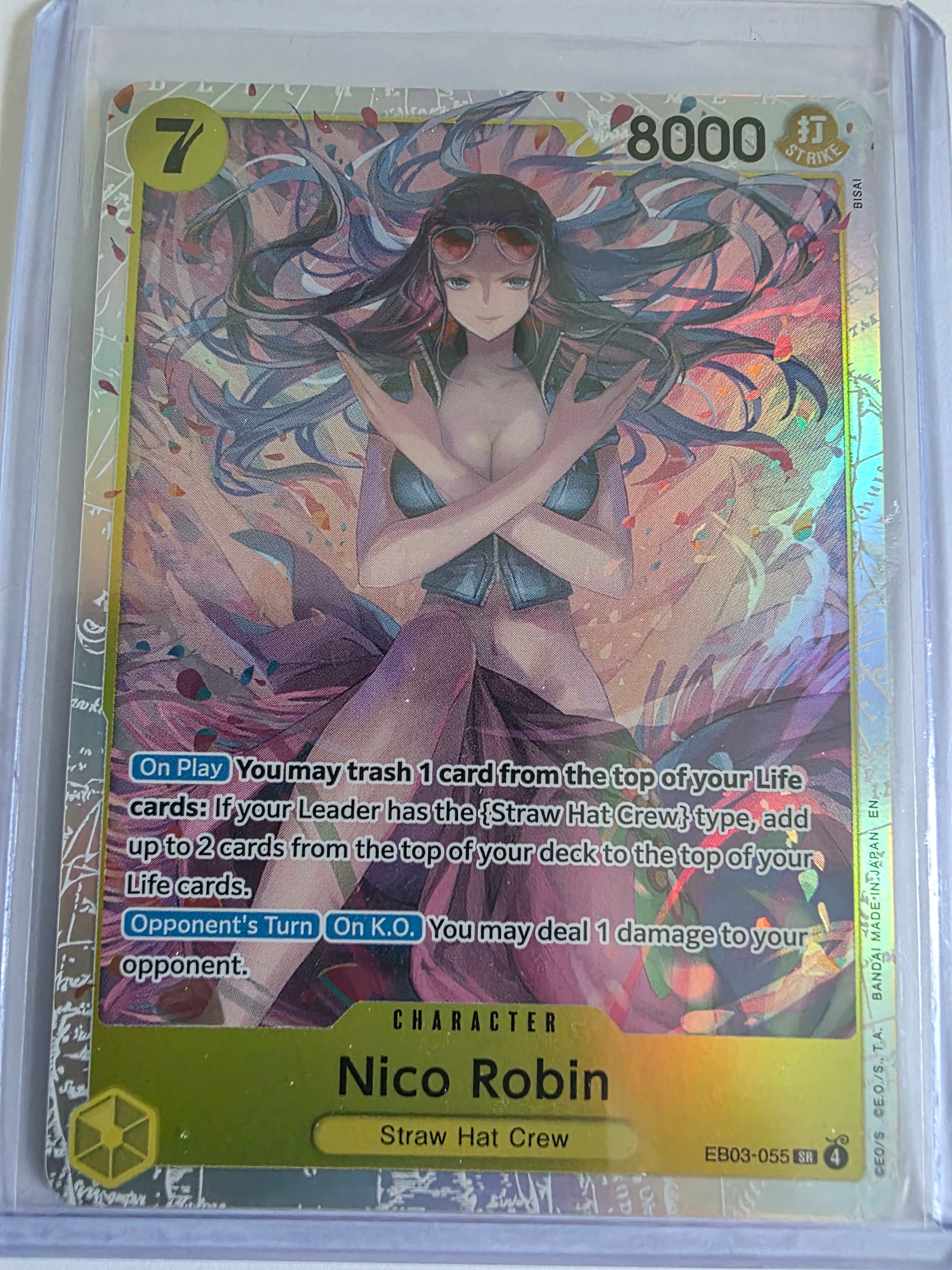 Nico Robin EB03-055 SR – One Piece Heroines Edition – One Piece Card Game