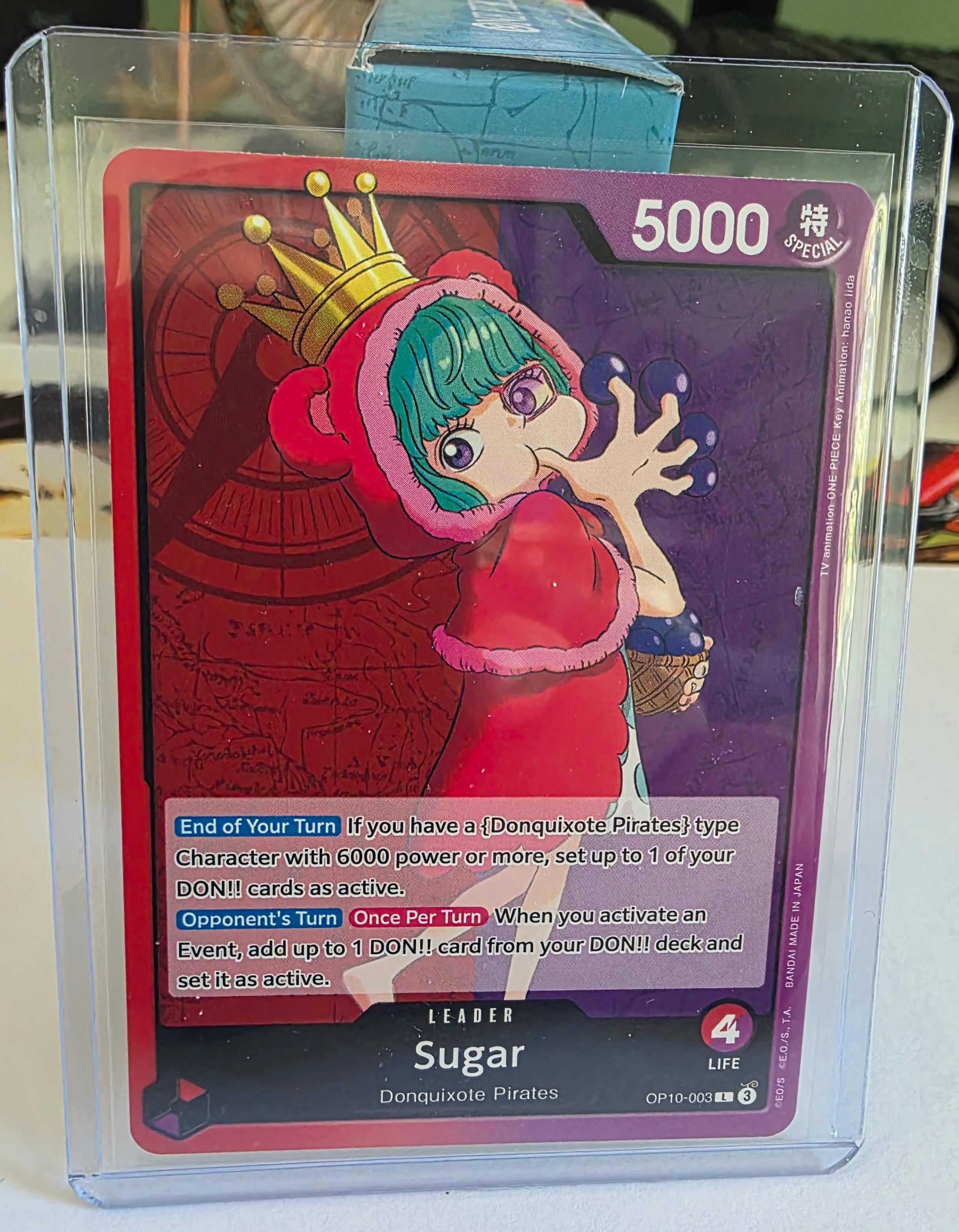 Sugar OP10-003 Leader – Royal Blood – One Piece Card Game