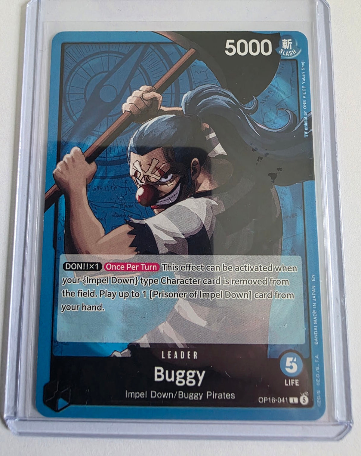 Buggy OP16-041 Leader – One Piece Card Game