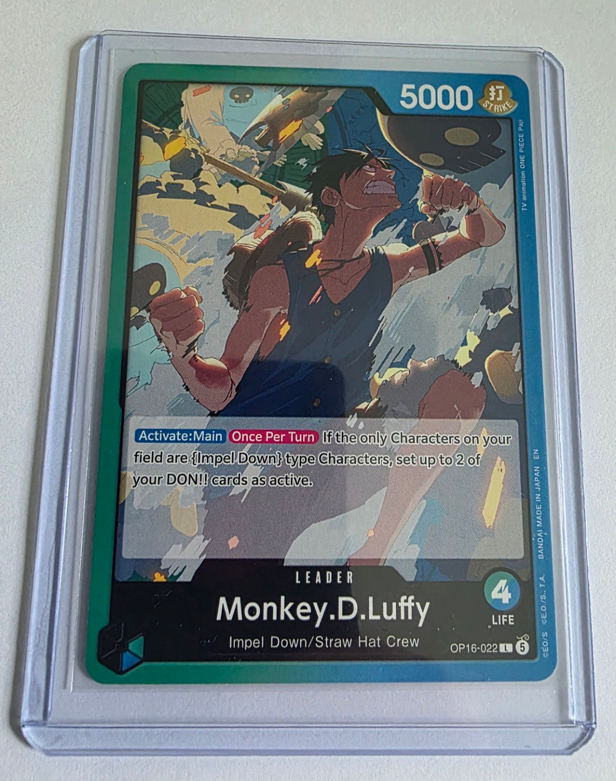 Monkey.D.Luffy OP16-022 Leader - One Piece Card Game