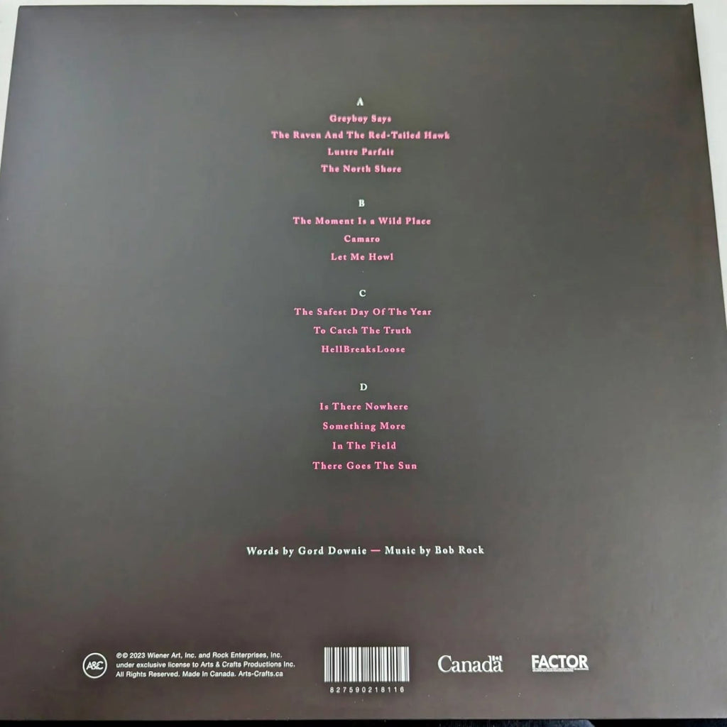 Gord Downie & Bob Rock - Lustre Parfait (180g 2LP Vinyl, Gatefold, 20-Page Booklet) - Unplayed / Near Mint