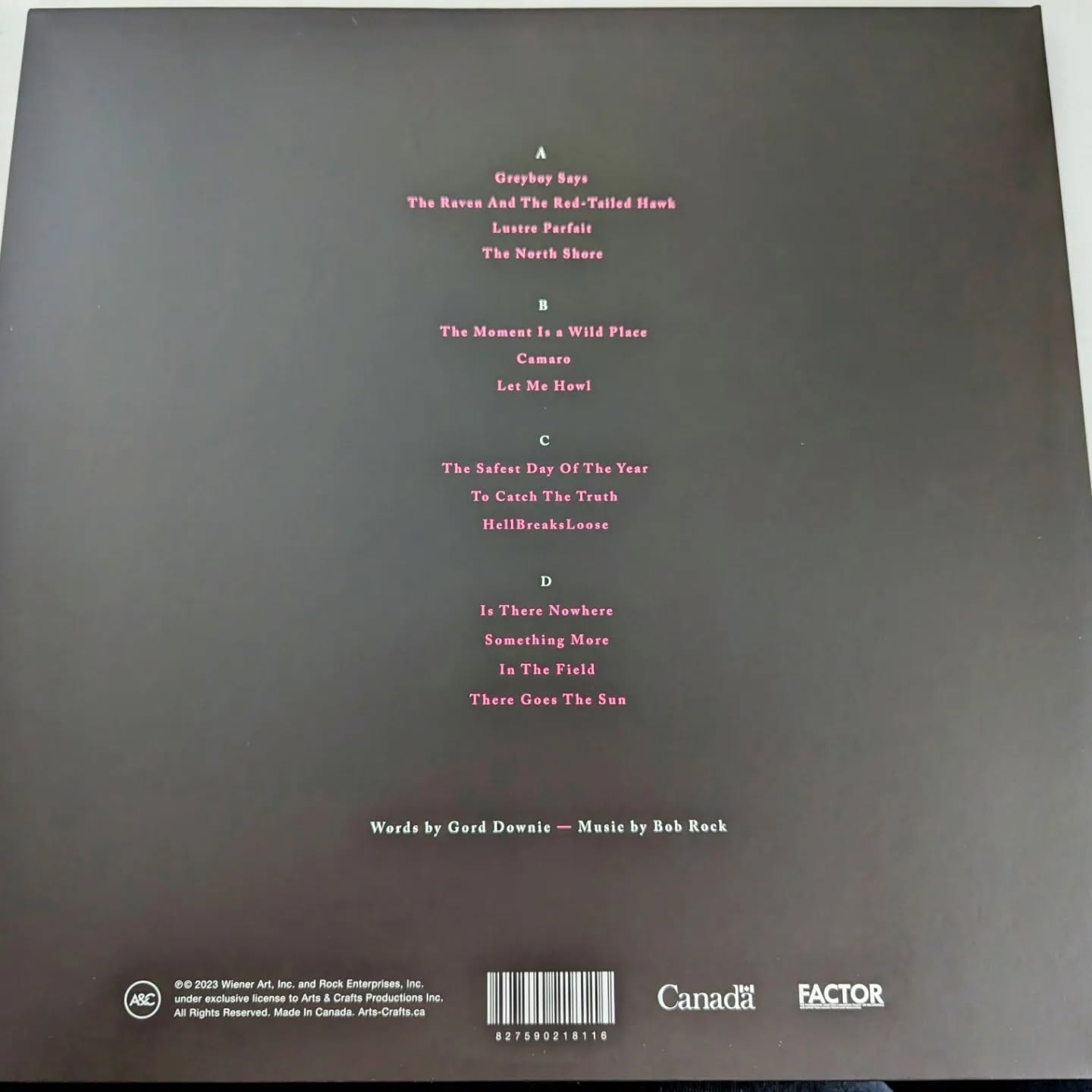Gord Downie & Bob Rock - Lustre Parfait (180g 2LP Vinyl, Gatefold, 20-Page Booklet) - Unplayed / Near Mint
