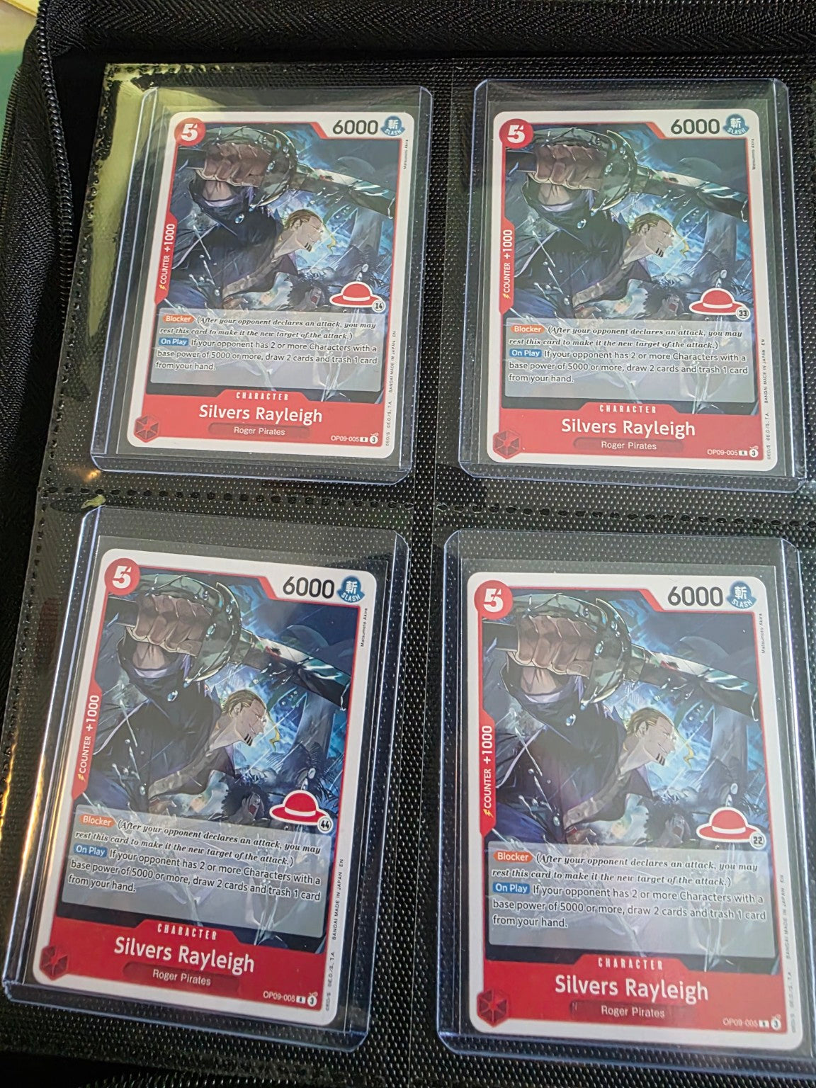 Silvers Rayleigh OP09-005 – Learn Together Deck Set – 4-Card Playset