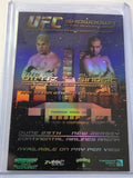 UFC Showdown in the Meadowlands Fight Poster - Tito Ortiz vs Elvis Sinosic - 2010 Topps UFC Main Event