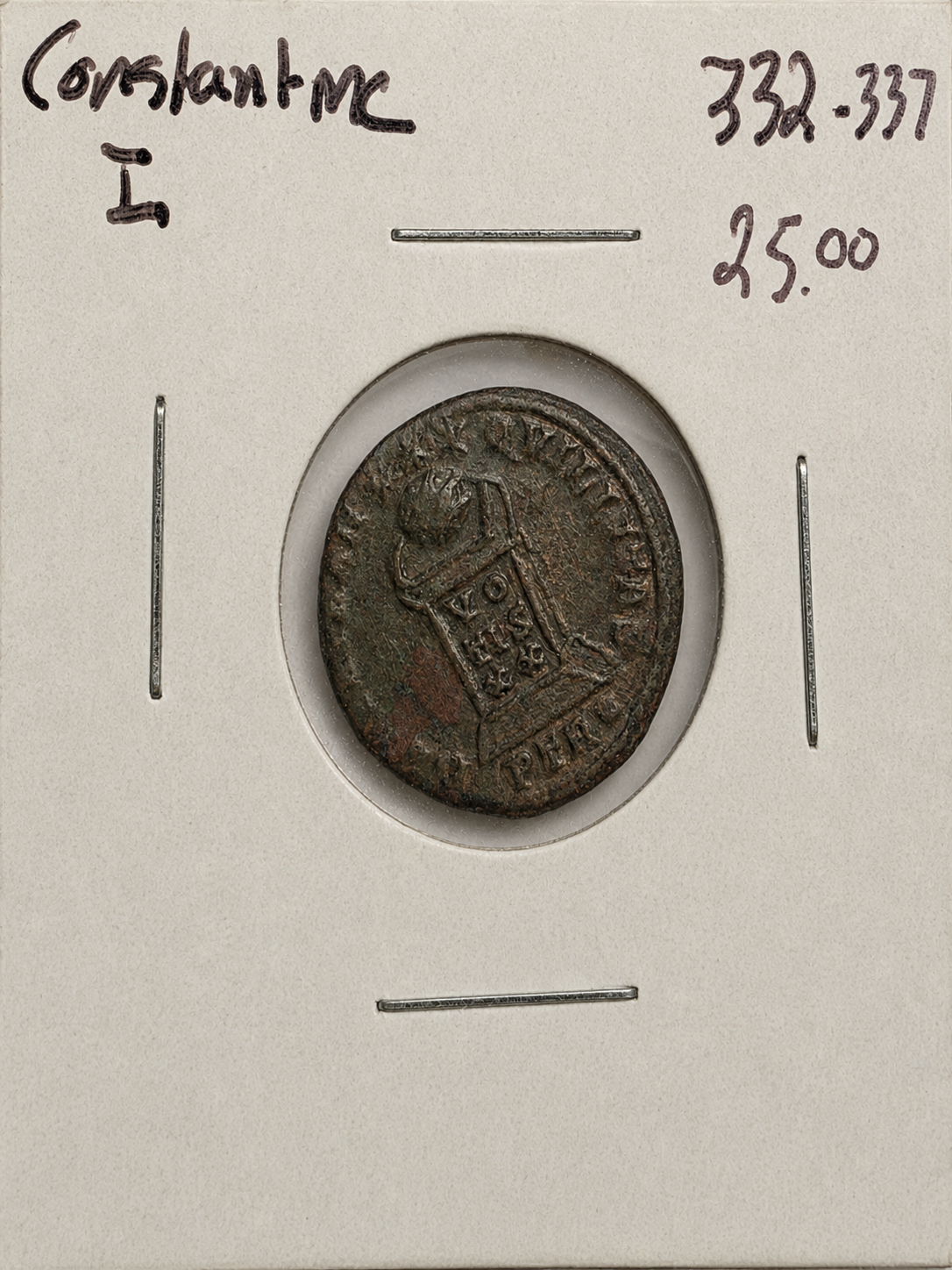 Constantine I Ancient Roman Bronze Follis Coin (332-337 AD)
