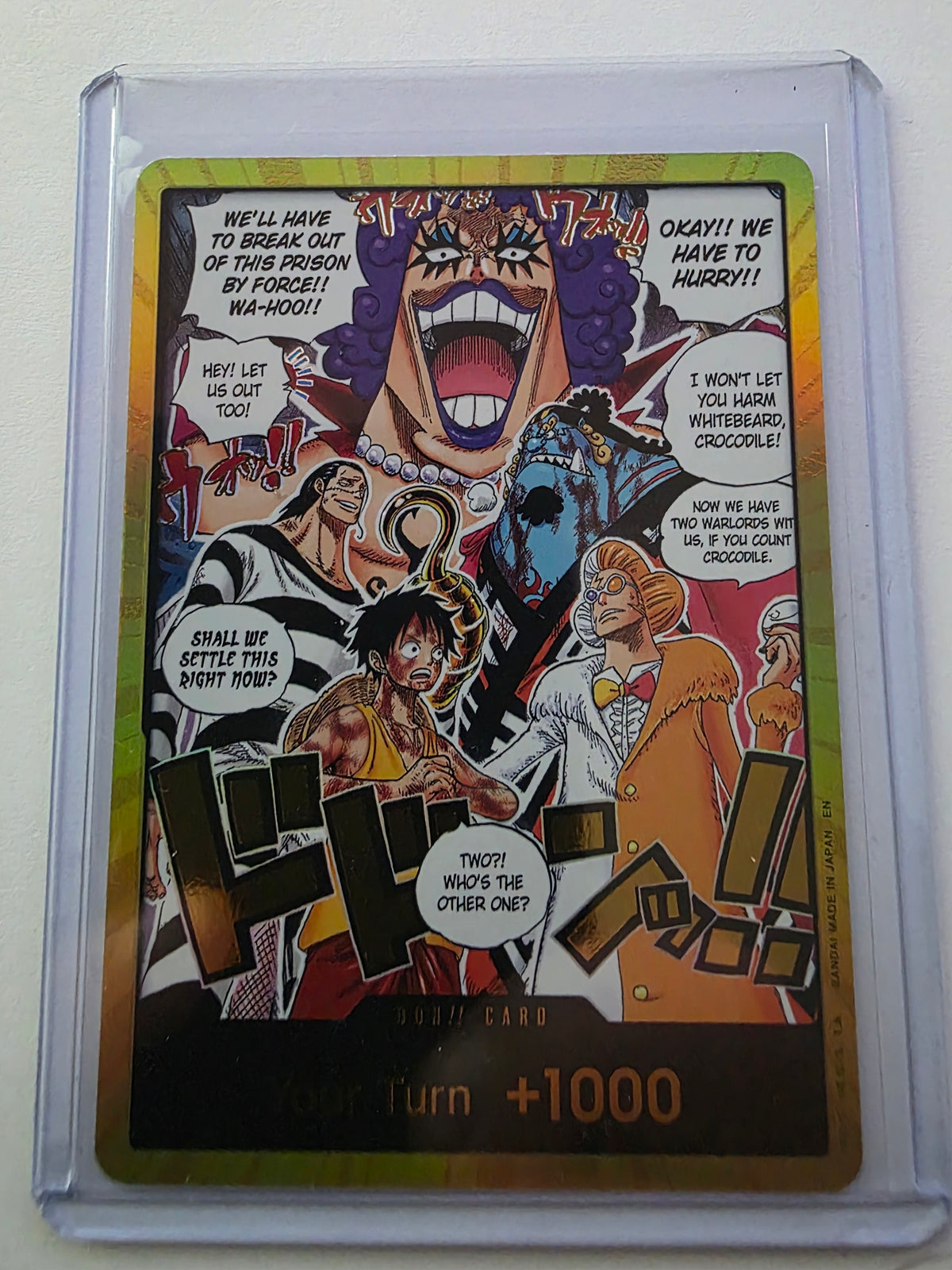 One Piece Card Game DON!! Manga Card - Impel Down Breakout