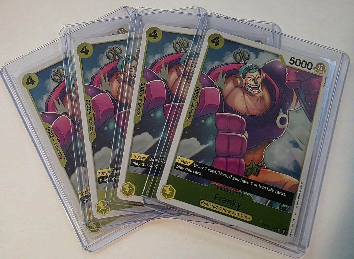 Franky OP07-107 – 500 Years in the Future (OP-07) – 4-Card Playset