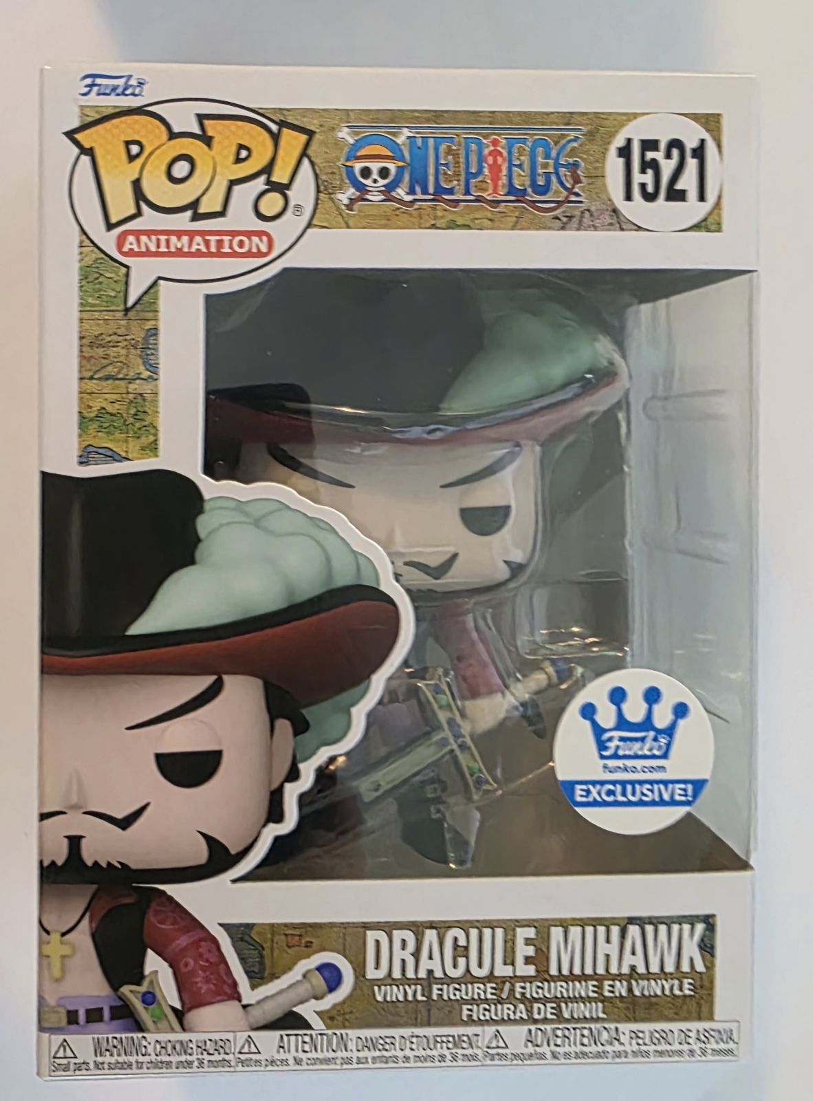 Funko Pop One Piece Dracule Mihawk #1521 Funko.com Exclusive