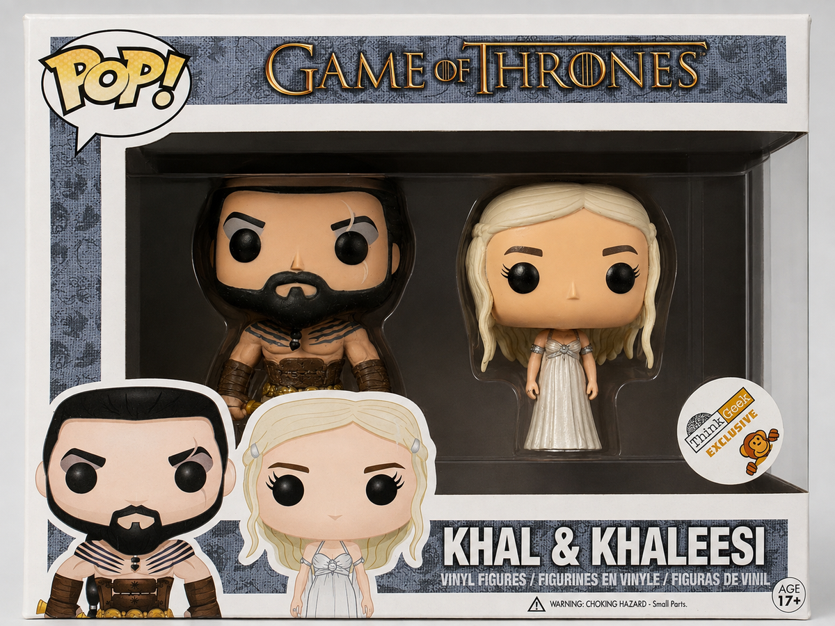 Funko Pop Game of Thrones - Khal & Khaleesi 2-Pack (ThinkGeek Exclusive)