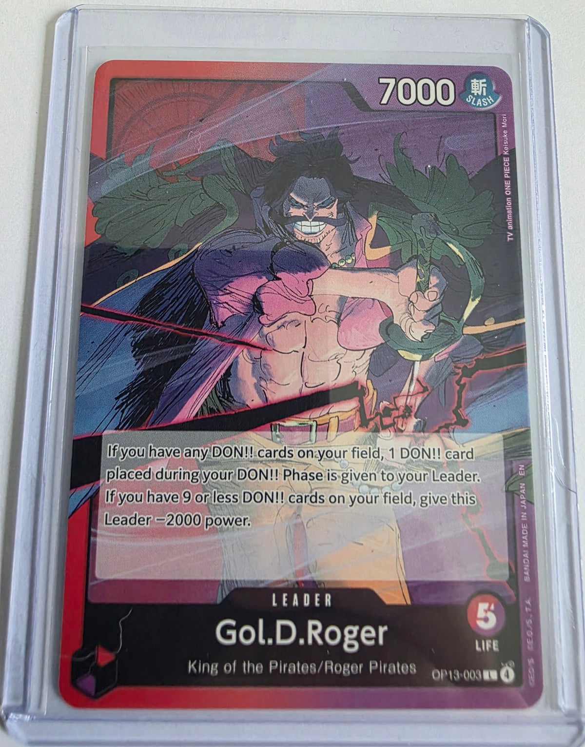 Gol.D.Roger OP13-003 Leader – One Piece Card Game