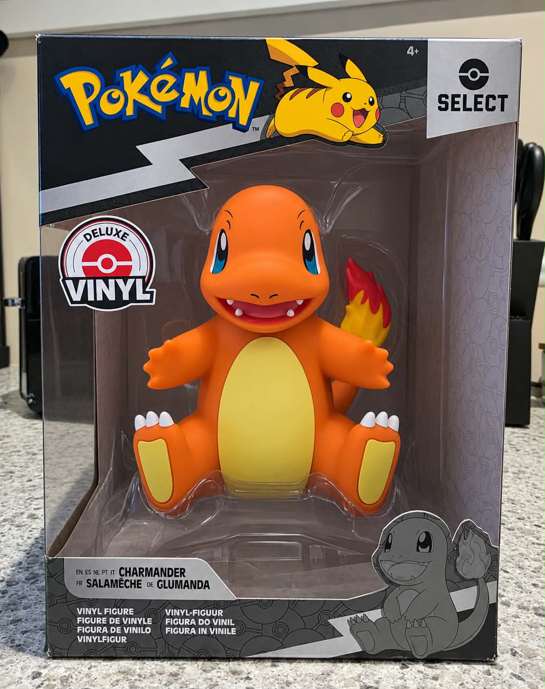 Pokémon Select Charmander 8-Inch Deluxe Vinyl Figure by Jazwares (New in Box)