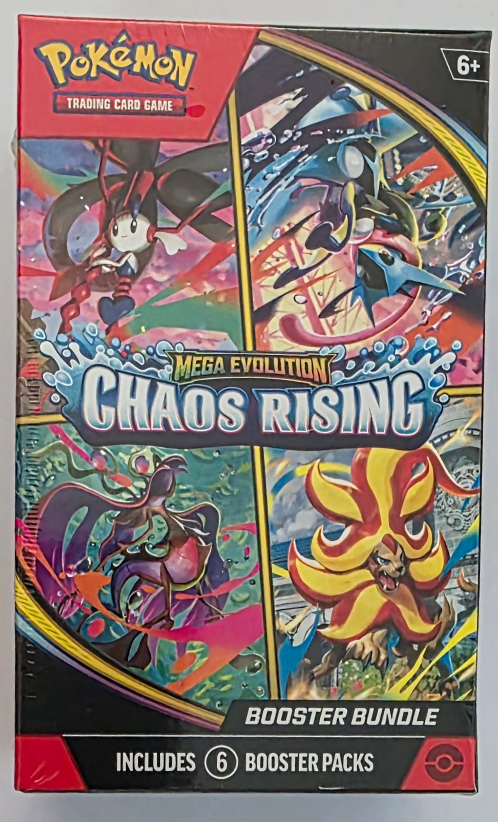 Pokémon TCG: Mega Evolution Chaos Rising Booster Bundle (6 Packs)