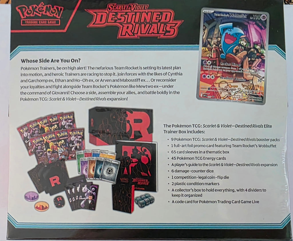 Pokémon TCG: Scarlet & Violet Destined Rivals Elite Trainer Box
