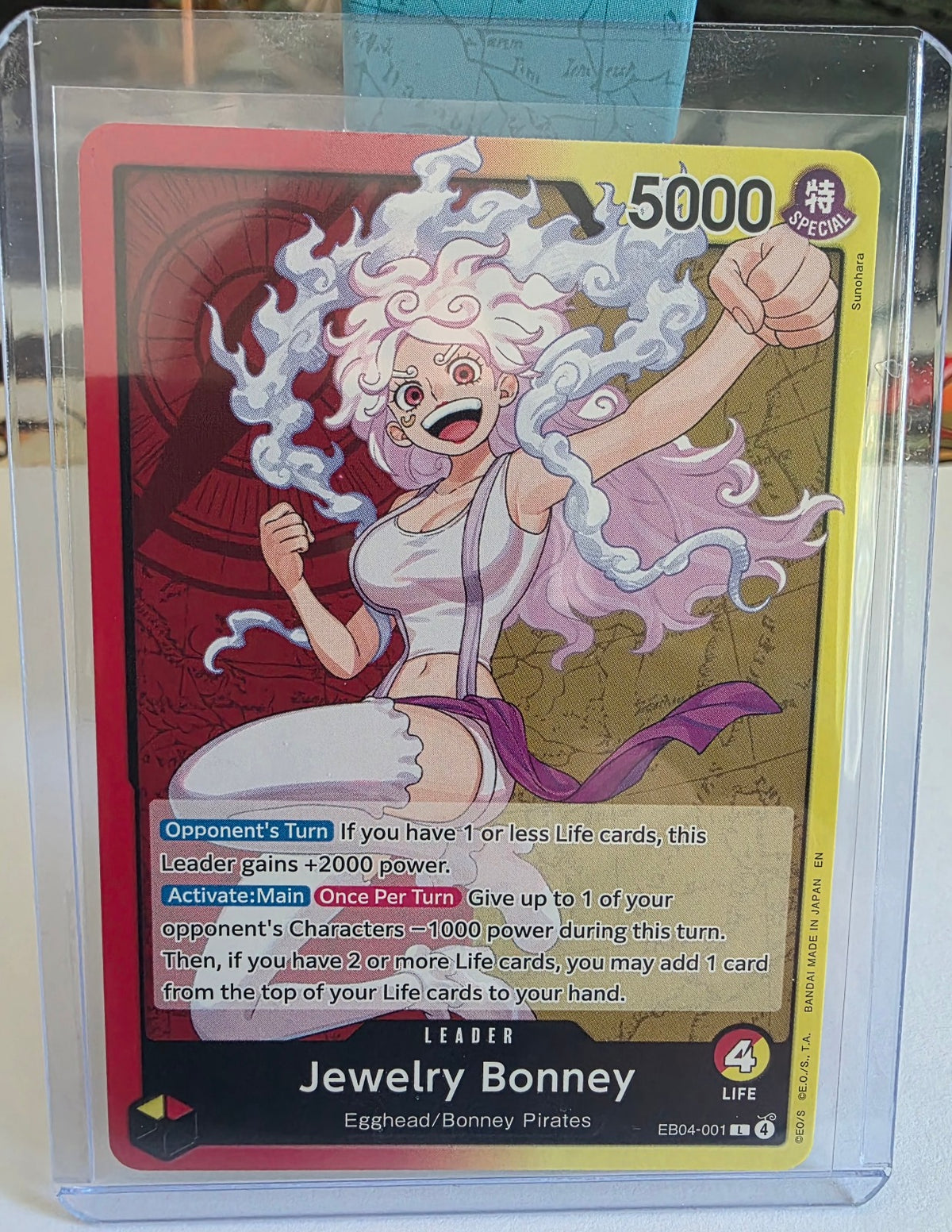 Jewelry Bonney EB04-001 Leader – Extra Booster 4 – One Piece Card Game