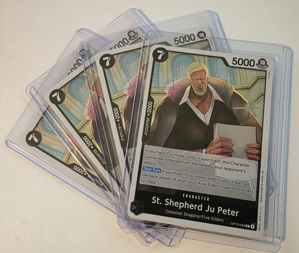 St. Shepherd Ju Peter OP13-084 – Carrying On His Will (OP-13) – 4-Card Playset