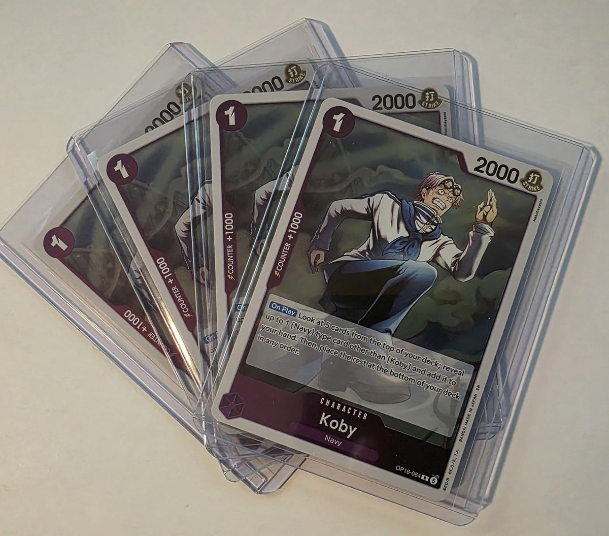 Koby OP16-064 – The Time of Battle (OP-16) – 4-Card Playset
