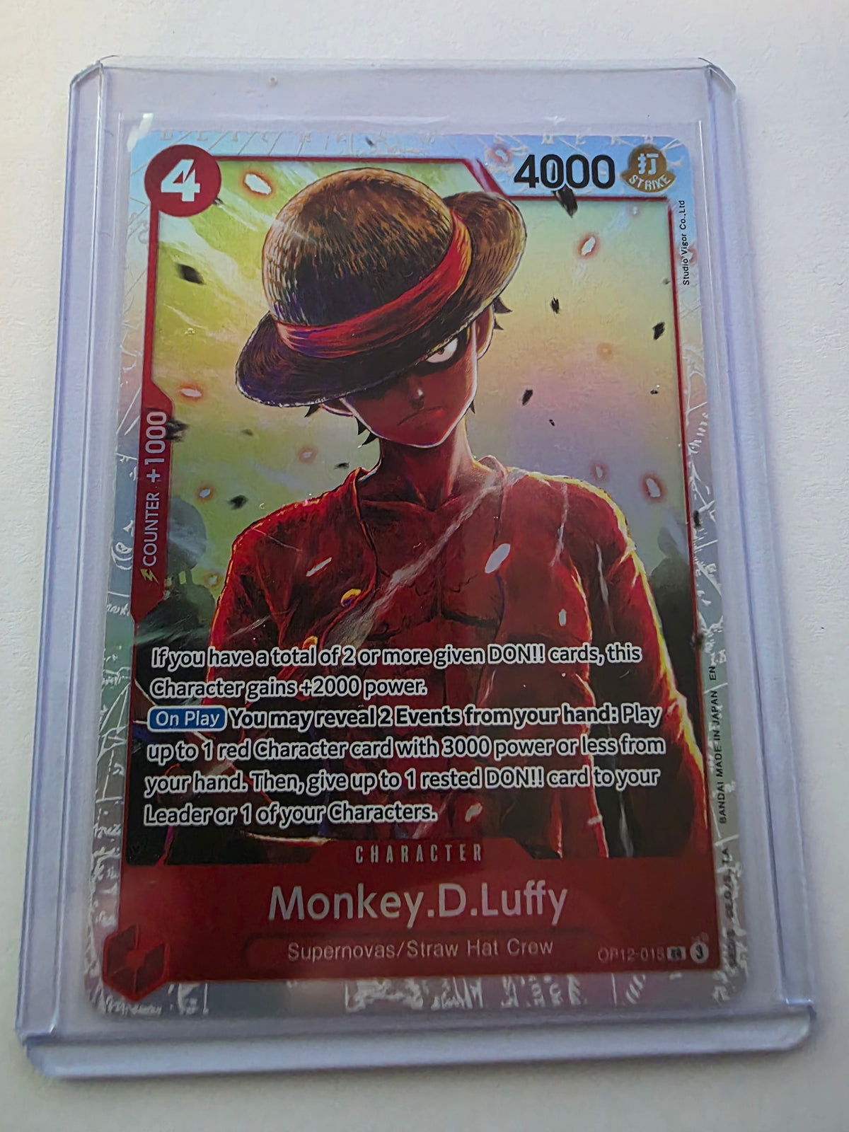 Monkey.D.Luffy OP12-015 Super Rare – Legacy of the Master – One Piece Card Game