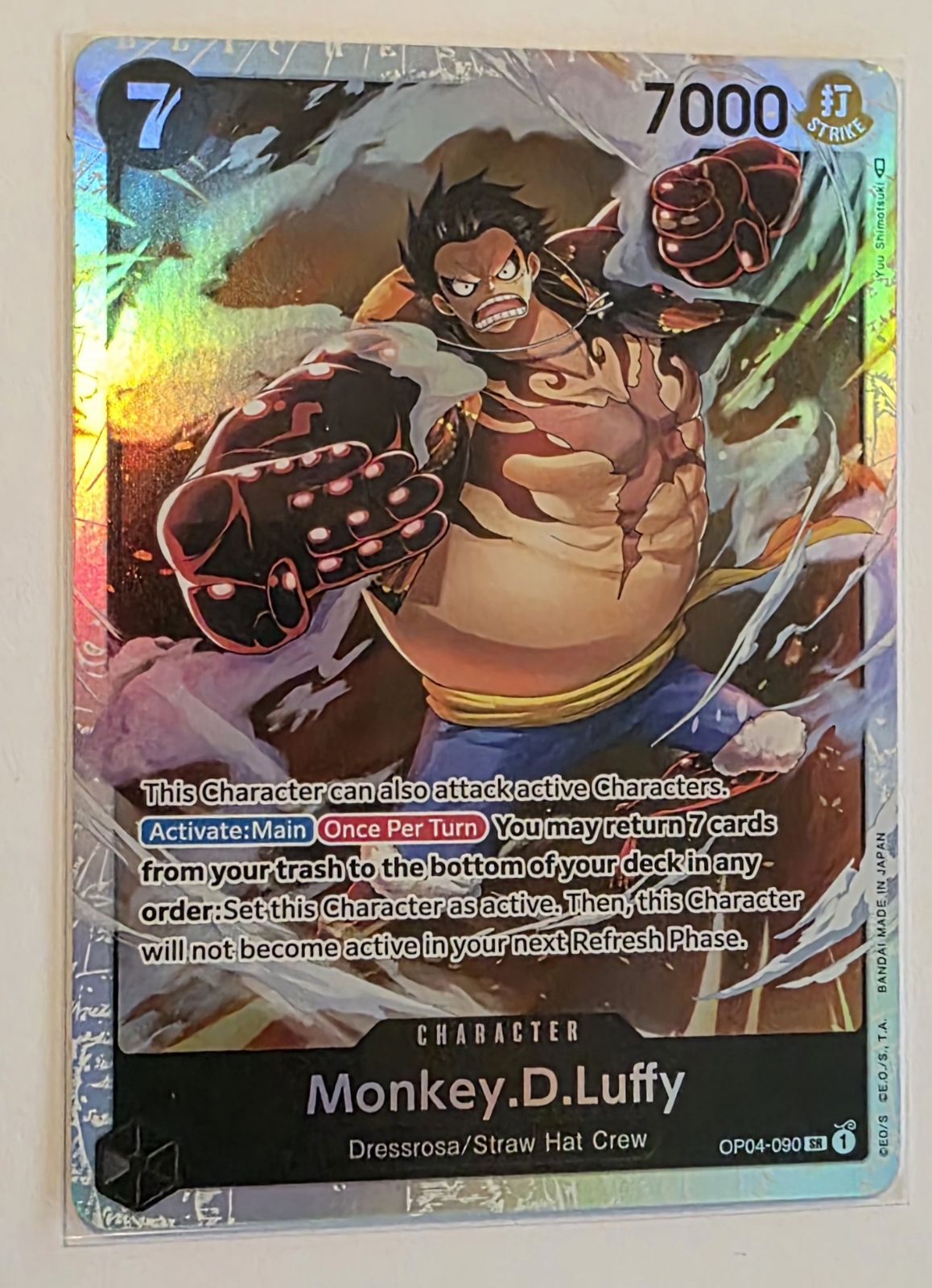 Monkey.D.Luffy OP04-090 Alternate Art