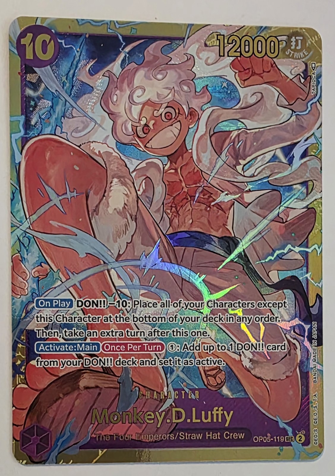 Monkey.D.Luffy - OP05-119 SEC - One Piece Card Game: Awakening of the New Era