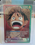 Monkey.D.Luffy OP13-001 Alternate Art Leader - Carrying On His Will - One Piece Card Game - Mint