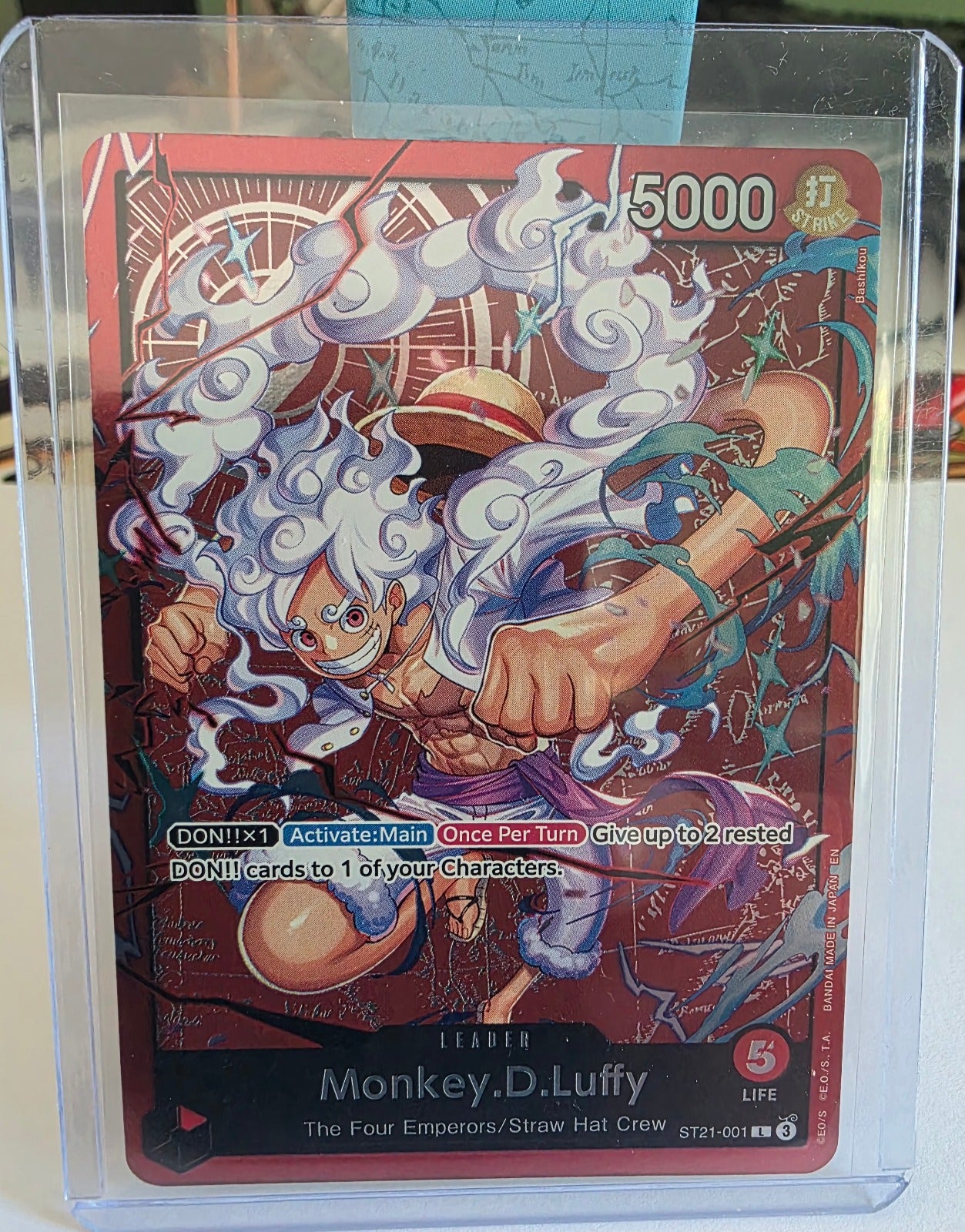 Monkey.D.Luffy ST21-001 Leader – Starter Deck EX: Gear 5 – One Piece Card Game