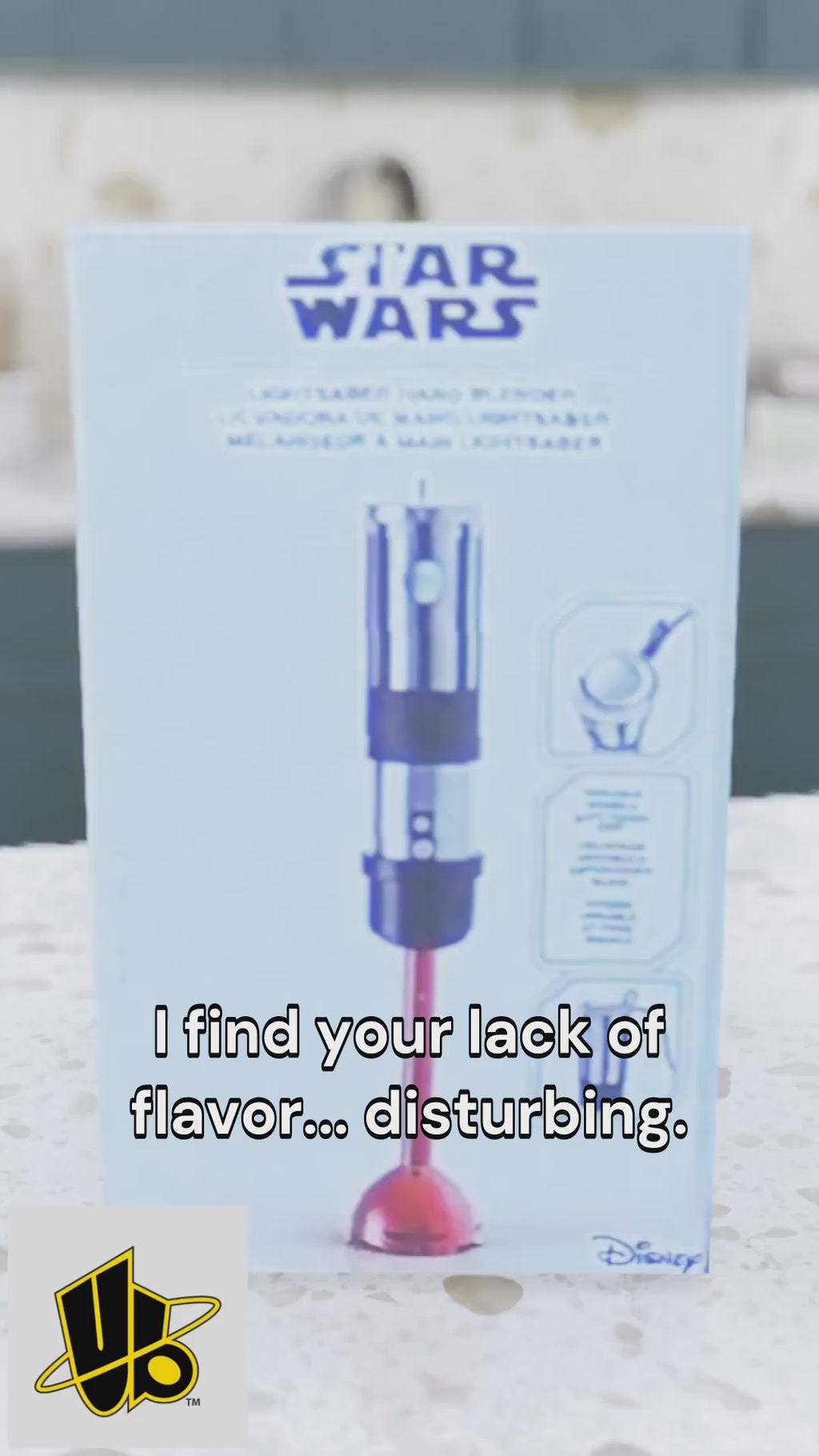 Star Wars Darth Vader Lightsaber Hand Blender ? Powerful 300W Immersion Blender with Sith Lord Hilt
