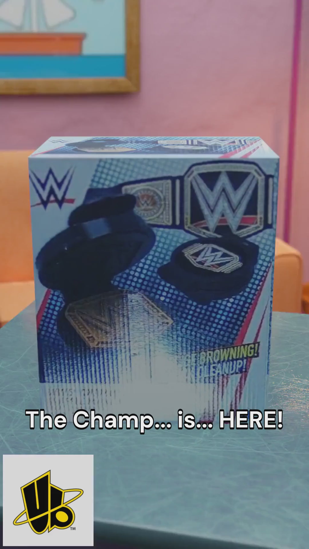Uncanny Brands WWE Championship Belt Waffle Maker ? The Breakfast of Champions Non-Stick Waffle Iron