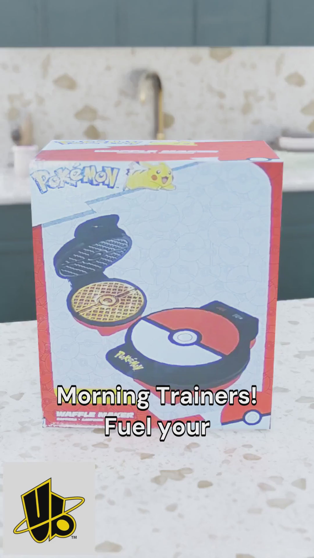Pok?mon Pok? Ball Waffle Maker ? Non-Stick Electric Waffle Iron ? Gotta Catch ?Em All Breakfast