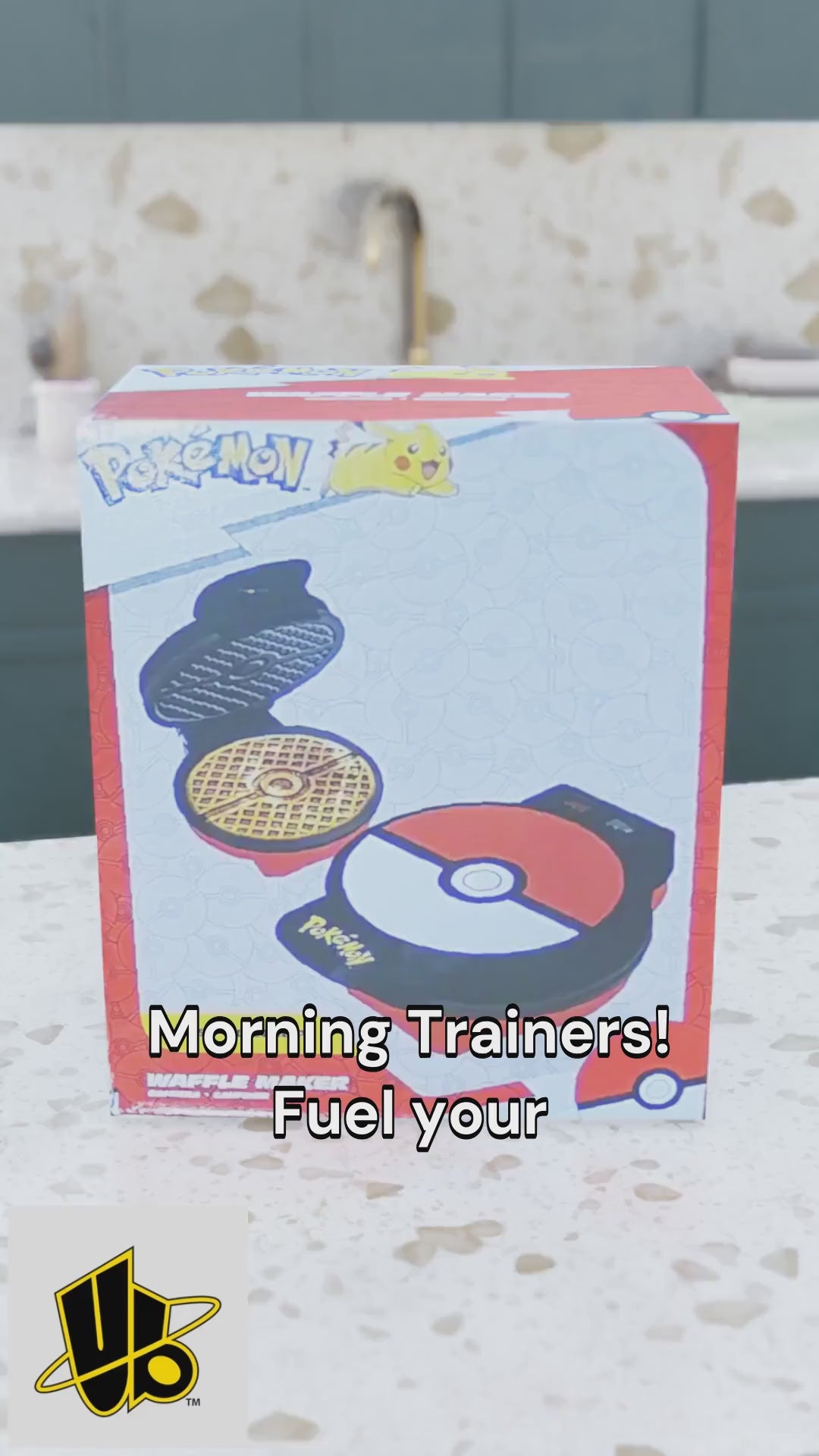 Pok?mon Pok? Ball Waffle Maker ? Non-Stick Electric Waffle Iron ? Gotta Catch ?Em All Breakfast