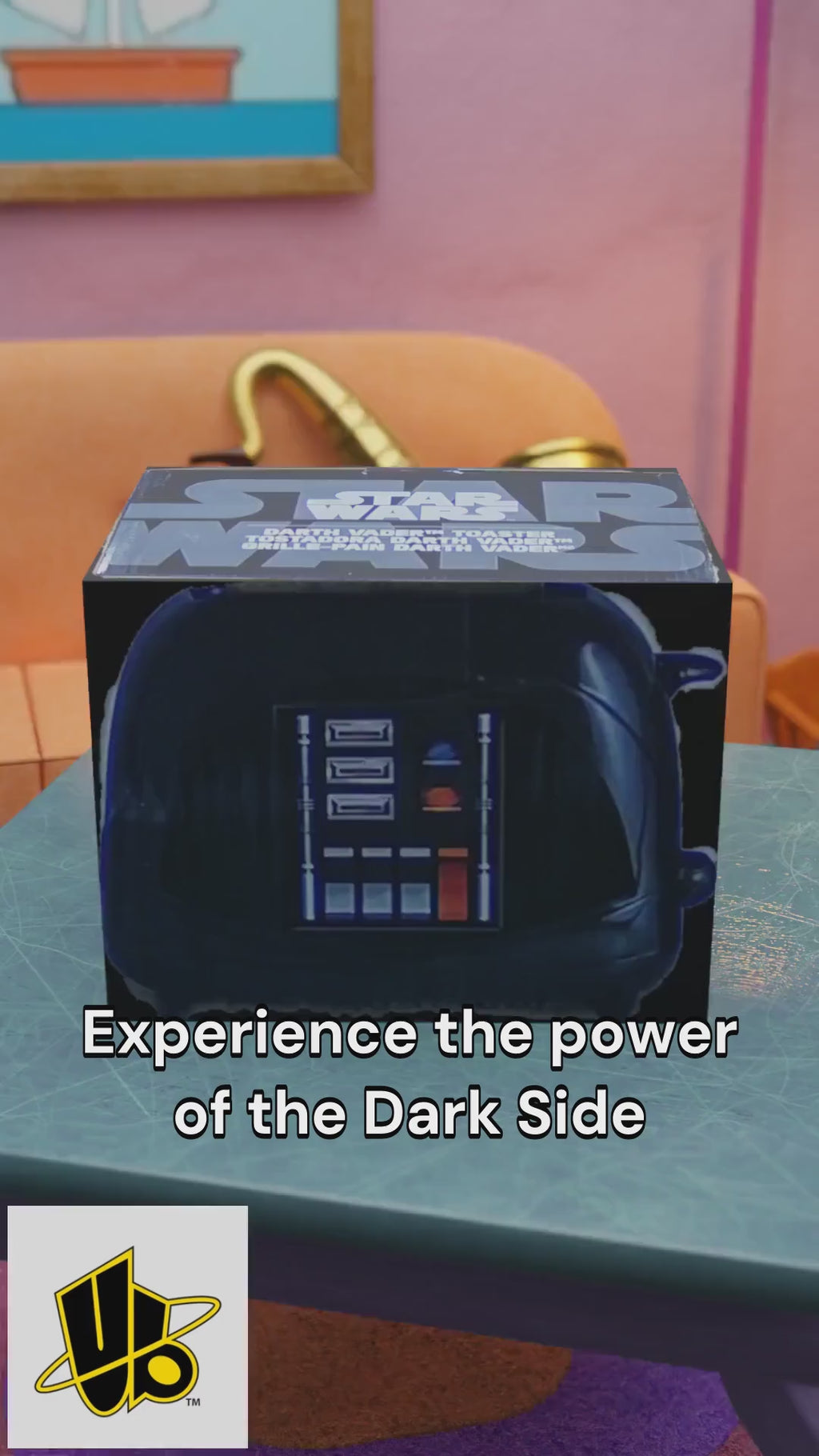 Star Wars: Darth Vader Elite Toaster ? Interactive Sith Helmet Toaster with Lights & Sounds