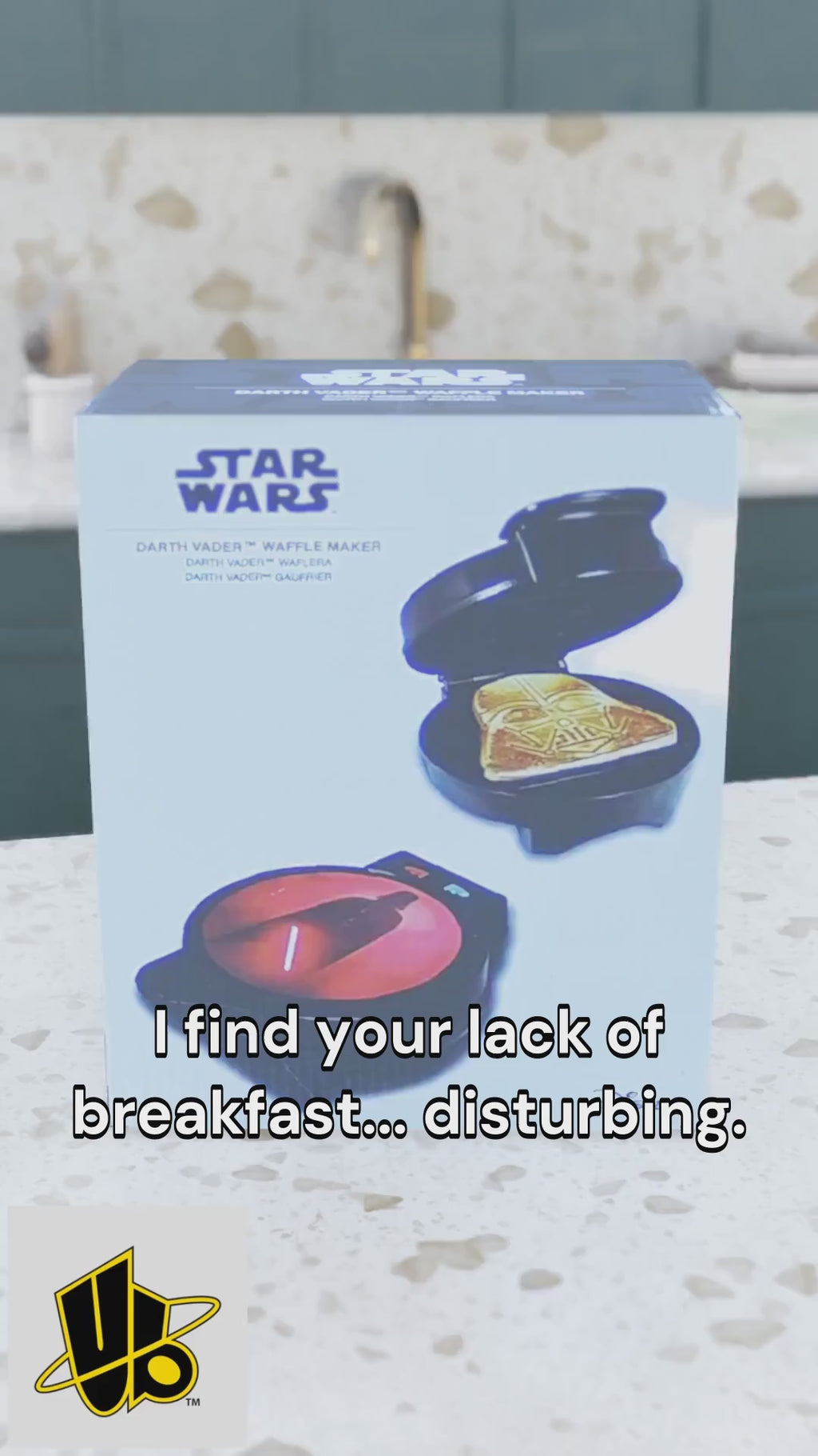 Star Wars Darth Vader Helmet Waffle Maker ? Dark Side Non-Stick Breakfast Appliance