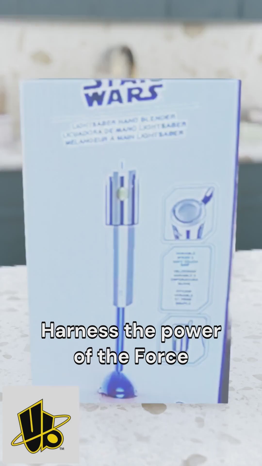Uncanny Brands Star Wars Luke Skywalker Lightsaber Hand Blender - Anakin Edition