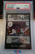 PSA 10 2023 One Piece DON!! Card DP02 Luffy cert 95287493