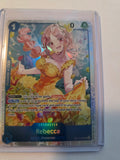 Rebecca OP15-053 Alternate Art One Piece Card Game