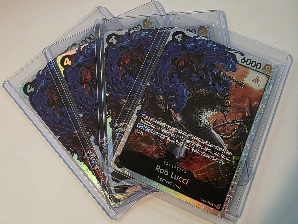 Rob Lucci EB04-048 – Extra Booster EB-04 Egghead Crisis – 4-Card Playset